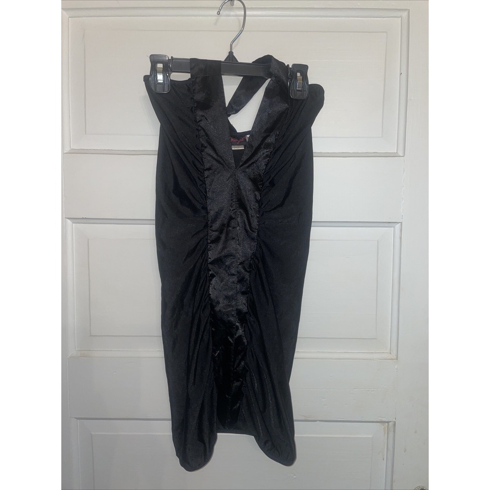 Black Tight Fitting Dress - Costume - Theatre - Craft Size Small 28" Waist